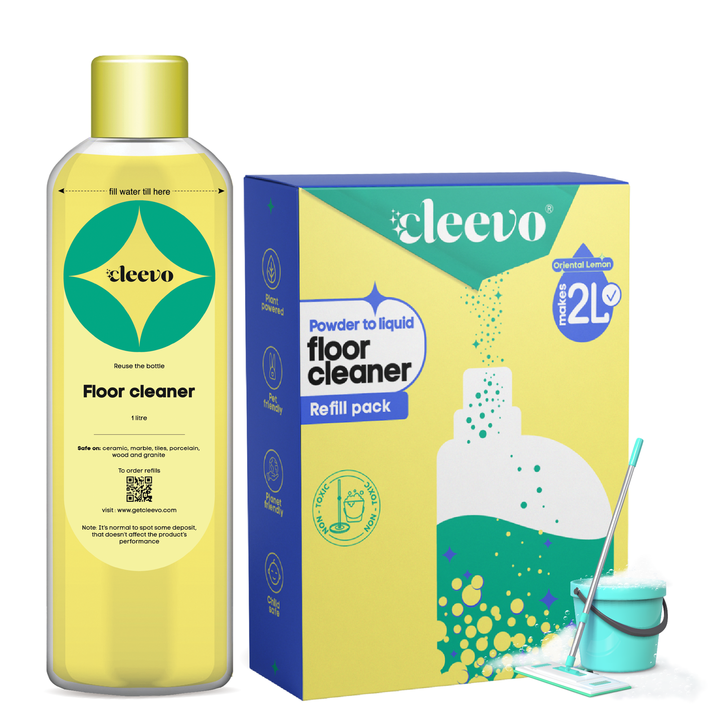 Floor Cleaner - Powder to Liquid
