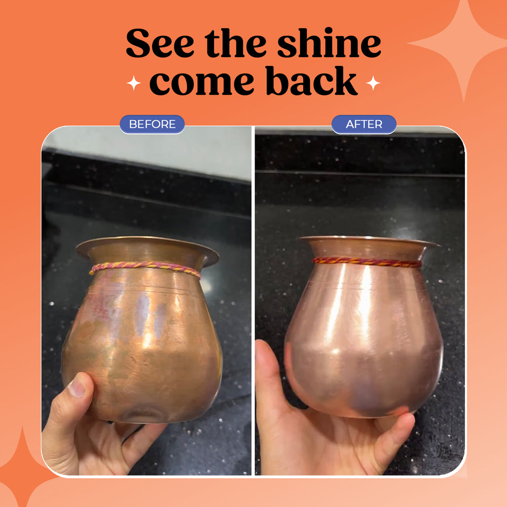 Copper and Brass Cleaner - Powder to Liquid