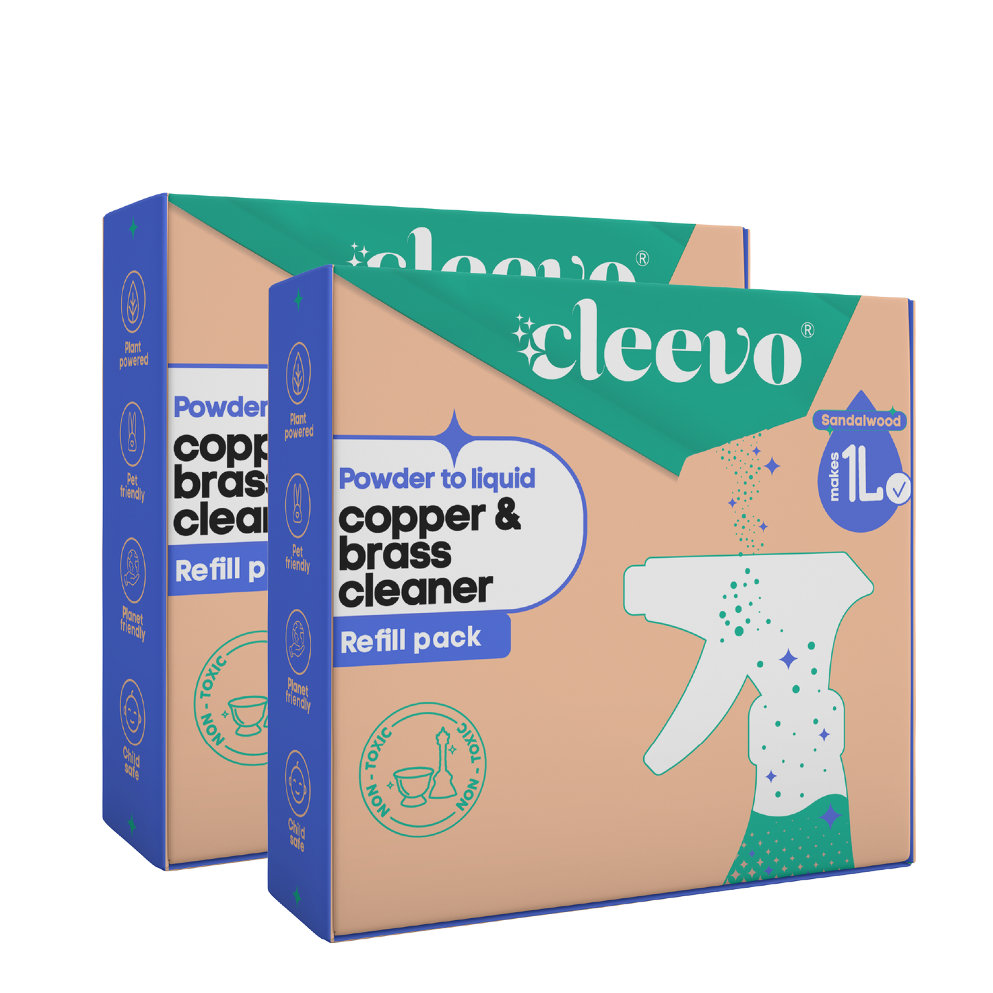 Copper & Brass Cleaner - Powder to Liquid