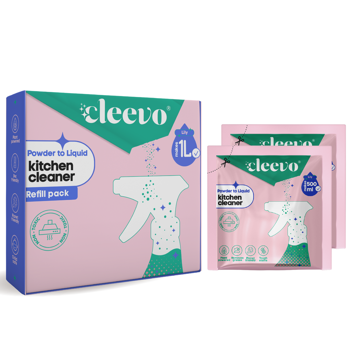 Kitchen Cleaner - Powder to Liquid