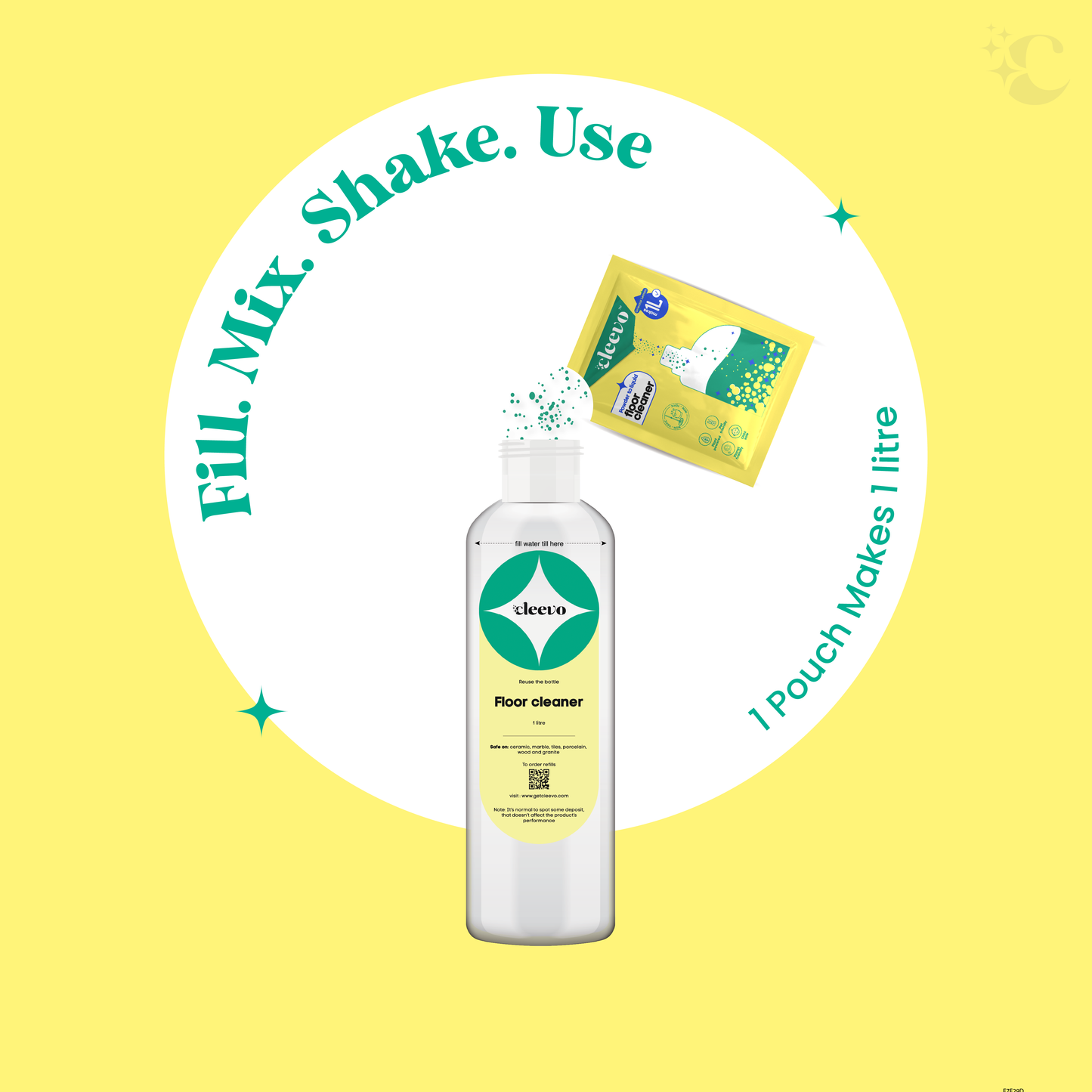 Floor Cleaner - Powder to Liquid