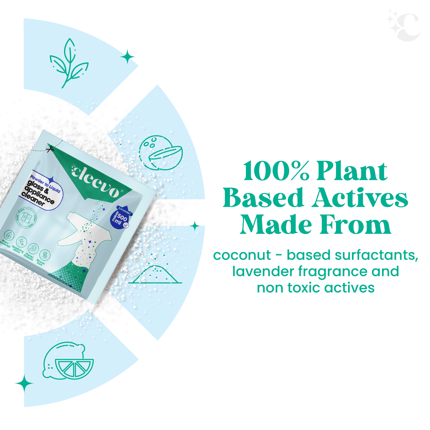 Glass & Appliance Cleaner - Powder to Liquid