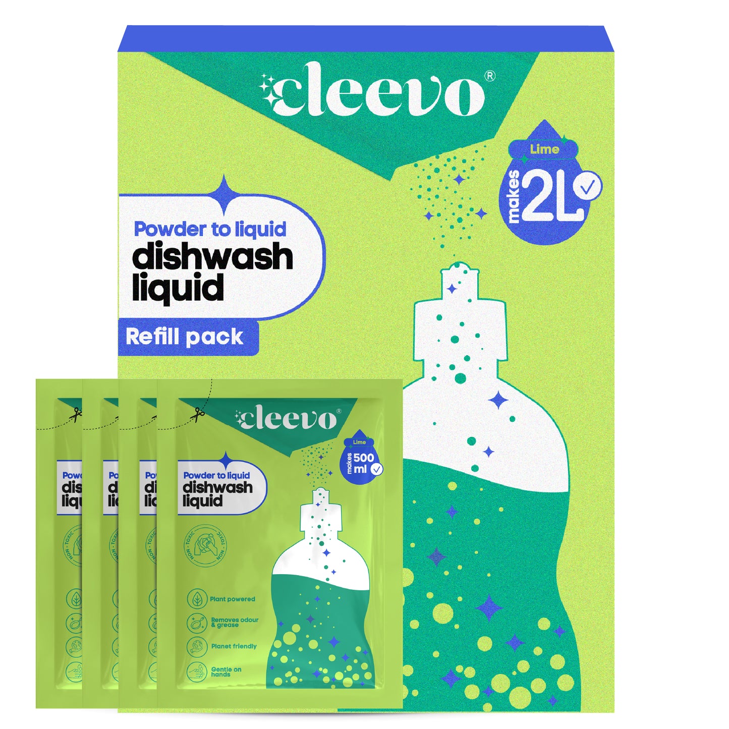 Dishwash Cleaner Combo Refill Pack