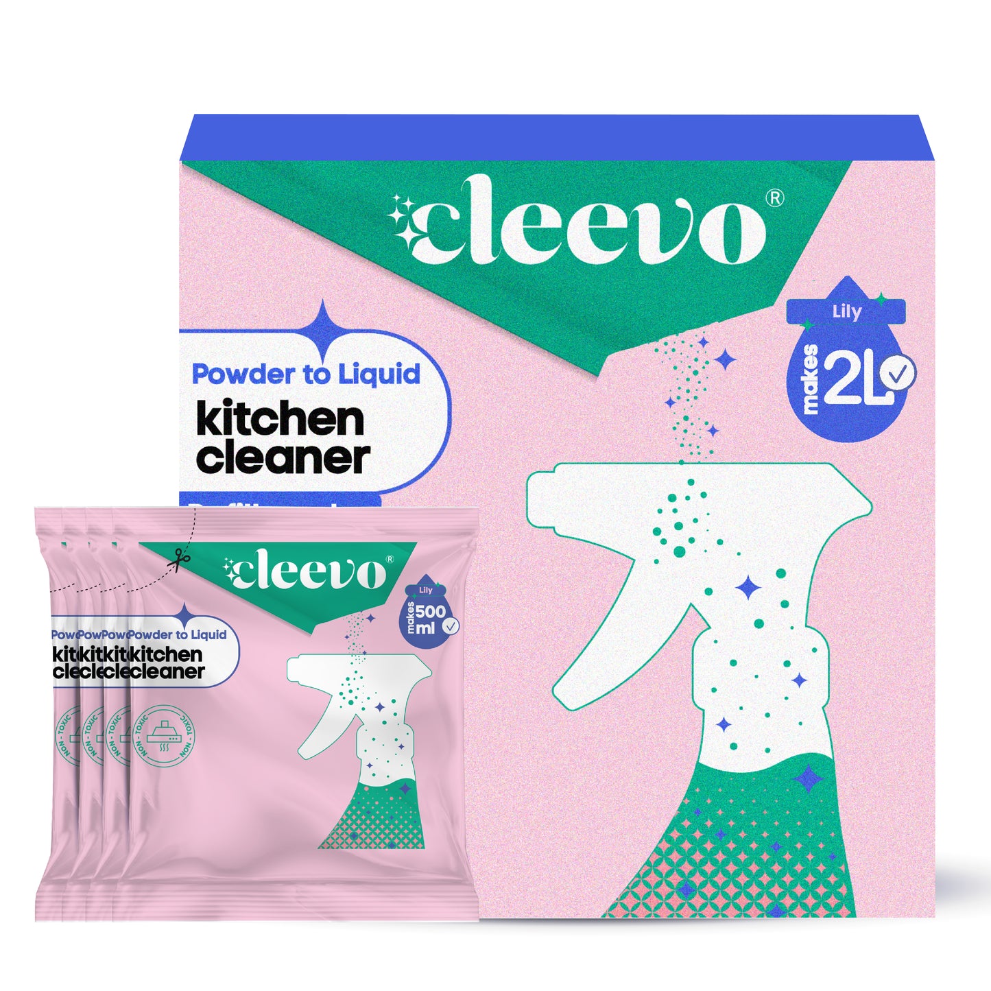 Kitchen Cleaner - Powder to Liquid