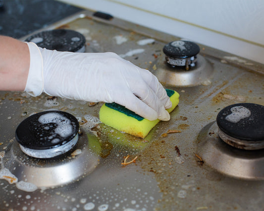How To Clean a Gas Range Stove Top