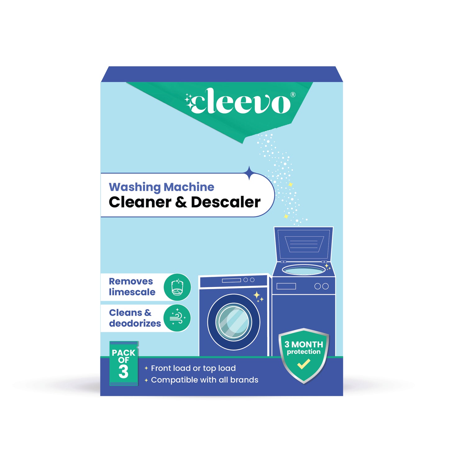 Cleevo Washing Machine Cleaner & Descaler