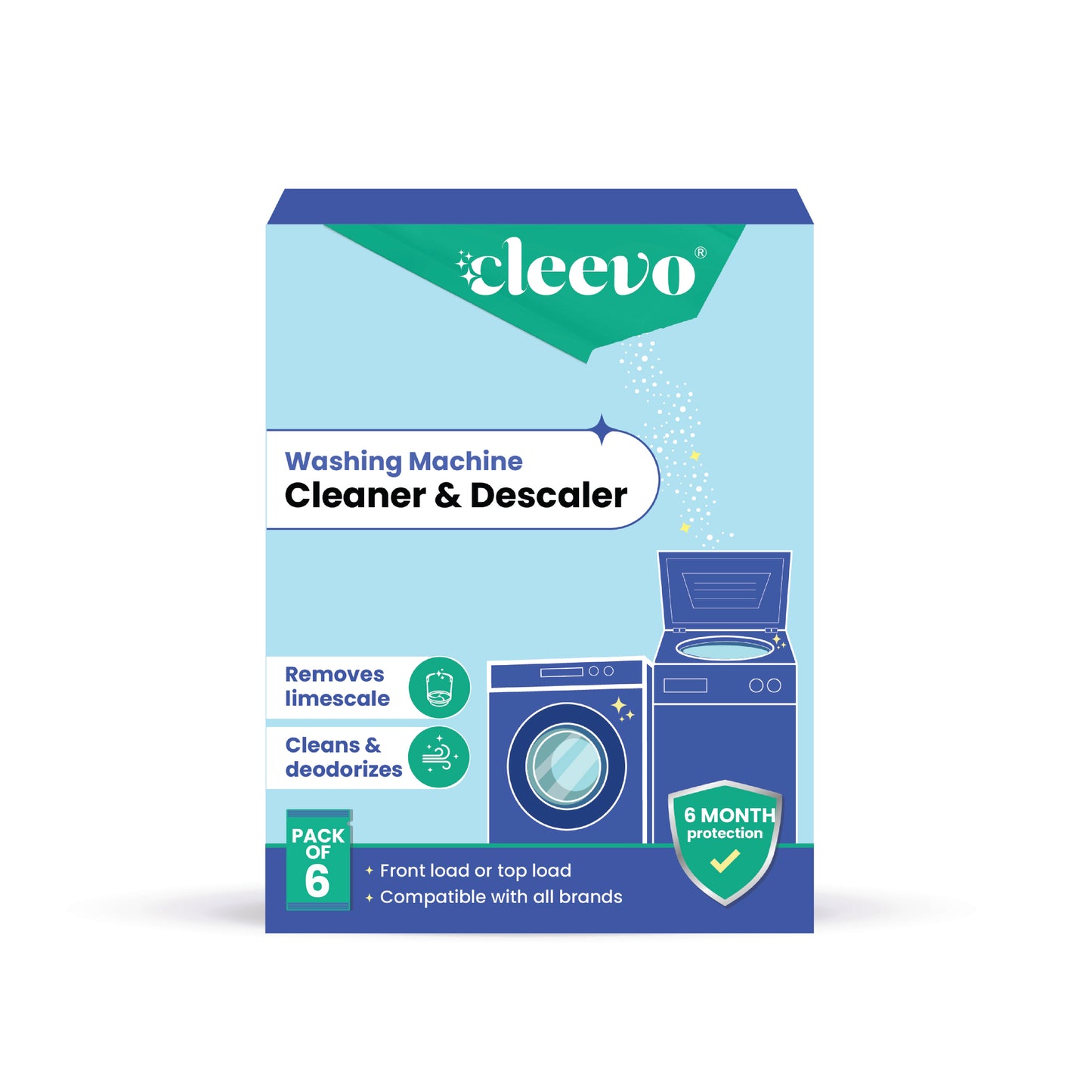 Cleevo Washing Machine Cleaner & Descaler
