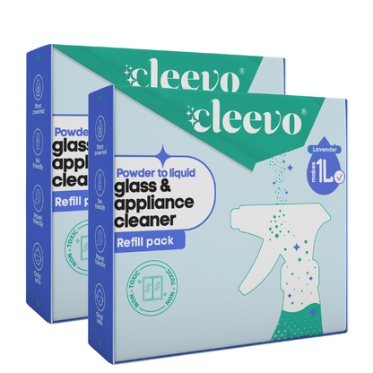 Glass & Appliance Cleaner, Powder to Liquid