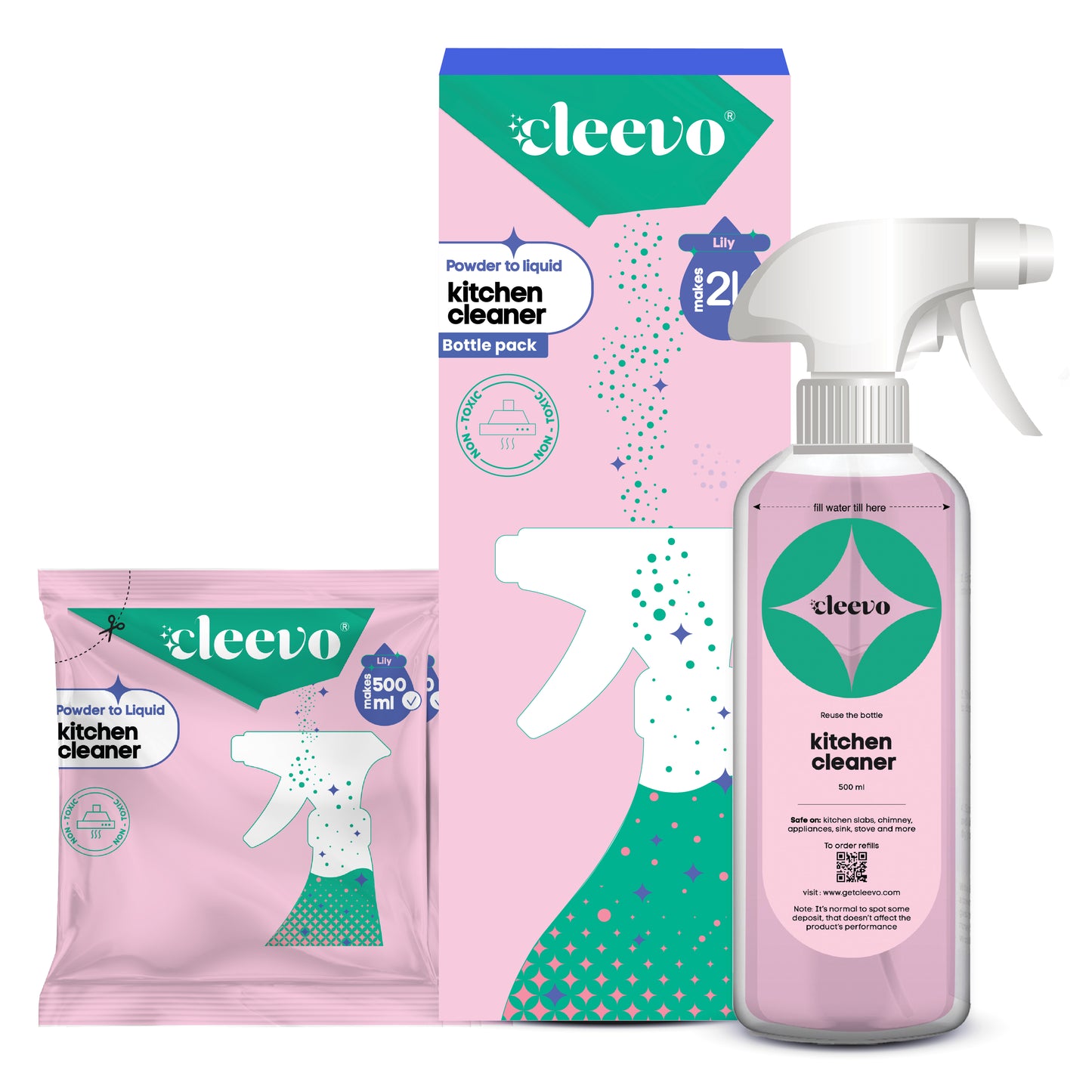 Kitchen Cleaner - Powder to Liquid