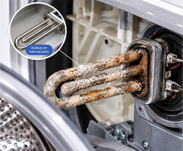 Buildup on internal parts