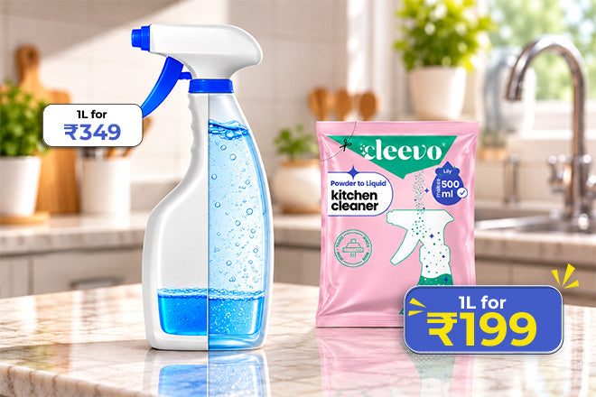 Why not just buy a regular kitchen cleaner spray ?