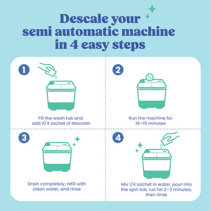 Cleevo Washing Machine Cleaner & Descaler